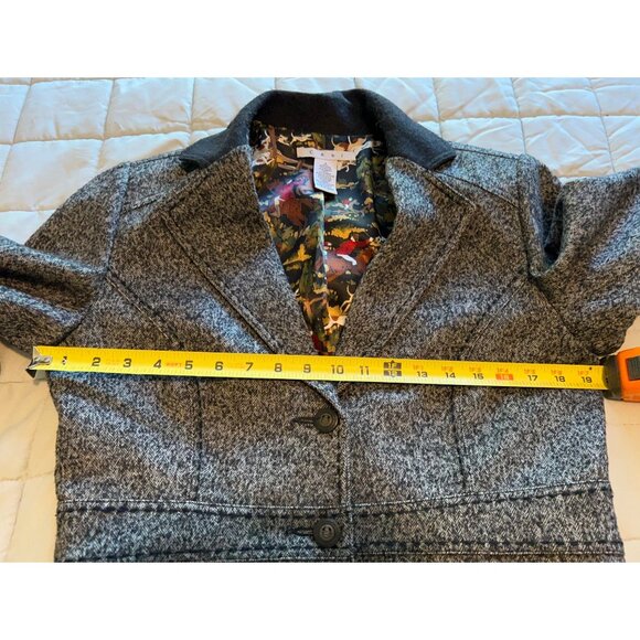 Cabi Wool Blazer/ Tweed Herringbone/ Gray blend - Picture 16 of 16